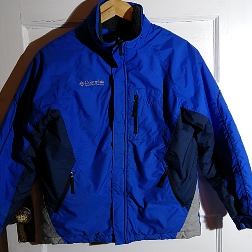 Columbia 10/12 boys winter coat blue